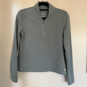 APANA Activewear Yoga 1/4 Zipper Pullover Size S